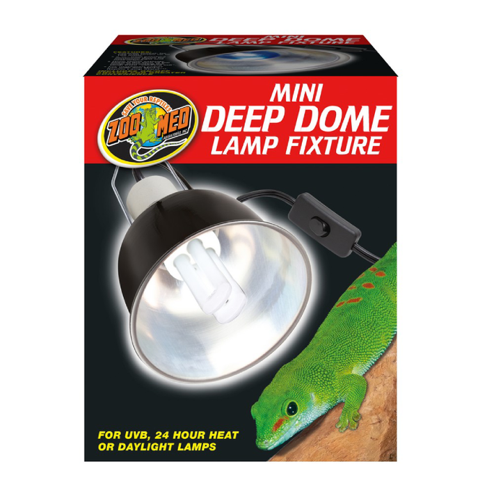Zoo Med Mini Deep Dome Lamp Fixture 100W