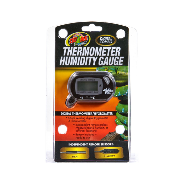 Zoo Med Digital Combo Thermometer / Humidity Gauge