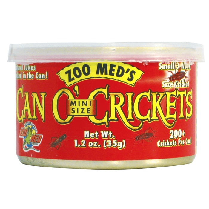 Zoo Med Can O' Crickets Mini Size 35g
