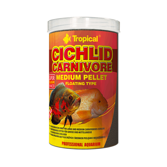 Tropical Cichlid Carnivore Medium Pellet 500ml, 1000ml