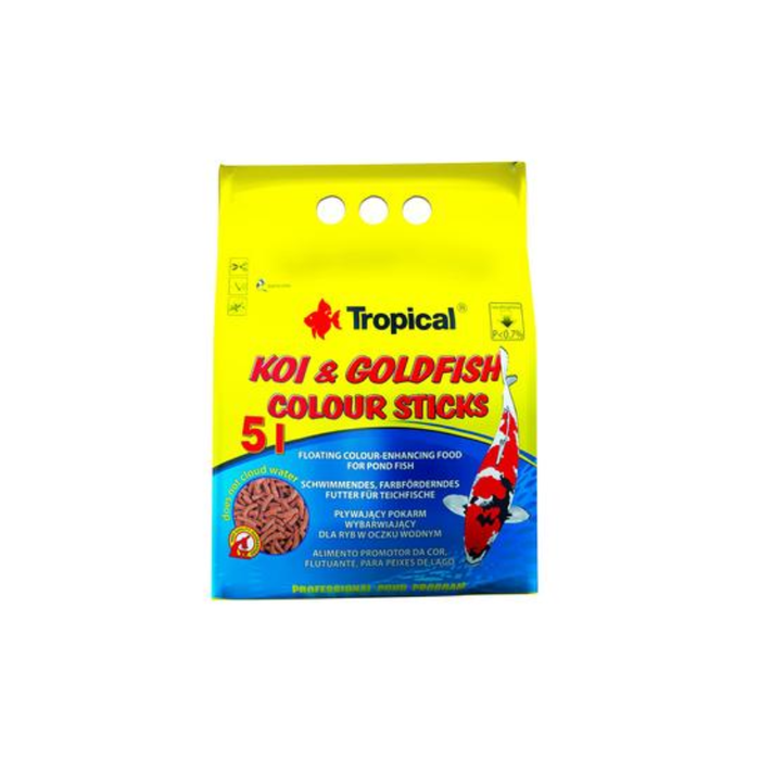 Tropical Koi & Goldfish Colour Sticks 1L, 5L, 10L Bag