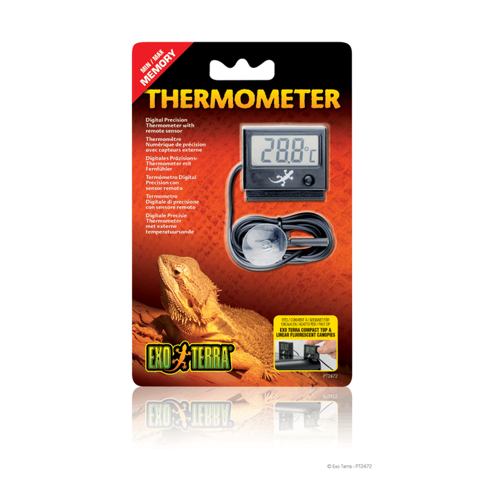 Exo Terra Thermometer Digital precision instrument