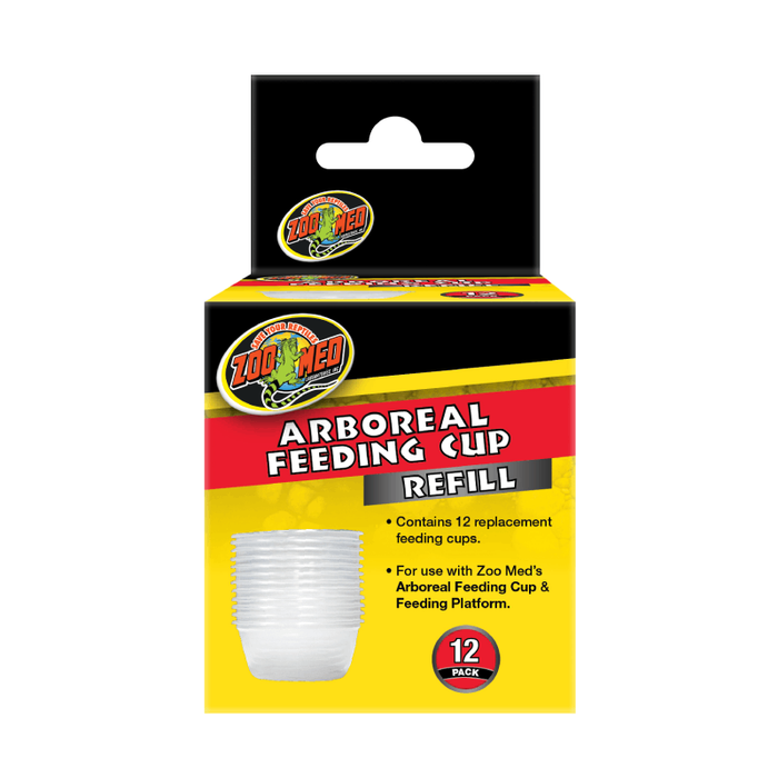 Zoo Med Arboreal Feeding Cup Refill 12 Pack