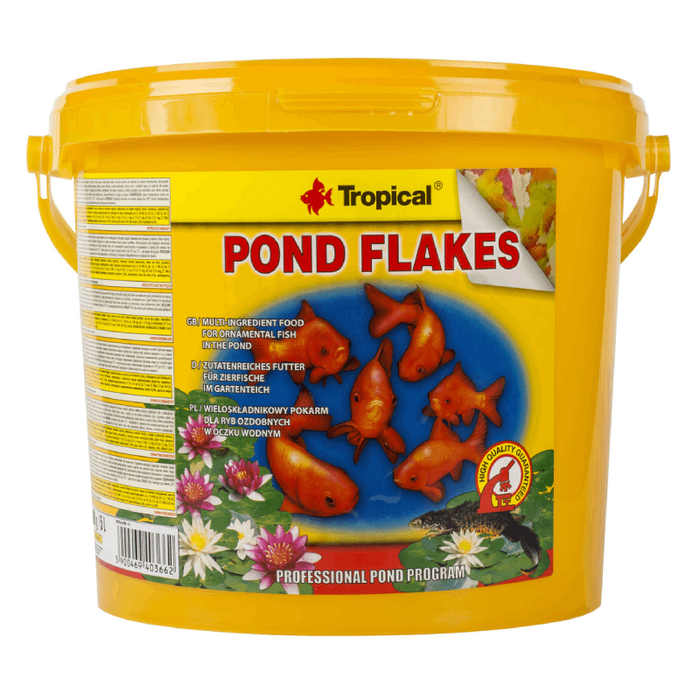 Tropical Pond Flakes 5 Liter Tub