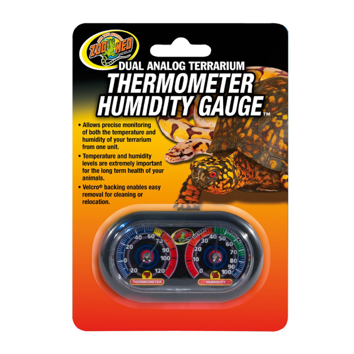 Zoo Med Combo Thermometer / Humidity Gauge