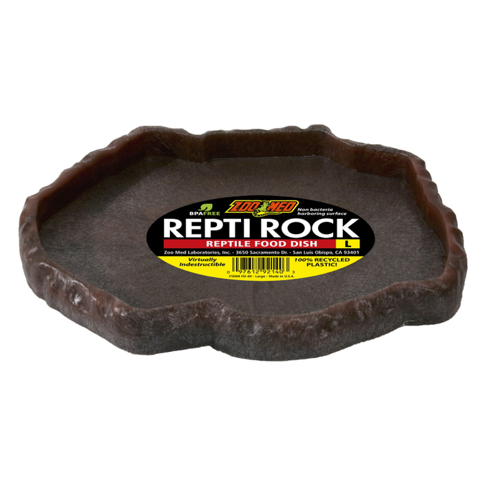 Zoo Med Repti Rock Food Dish Small, Medium, Large, X-Large